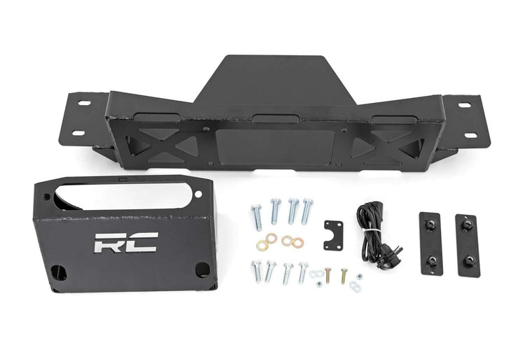 Hidden Winch Mounting Plate-Chevy C1500/K1500 Truck & SUV 4WD (1988-1999) - 1988-1999 OBS Truck