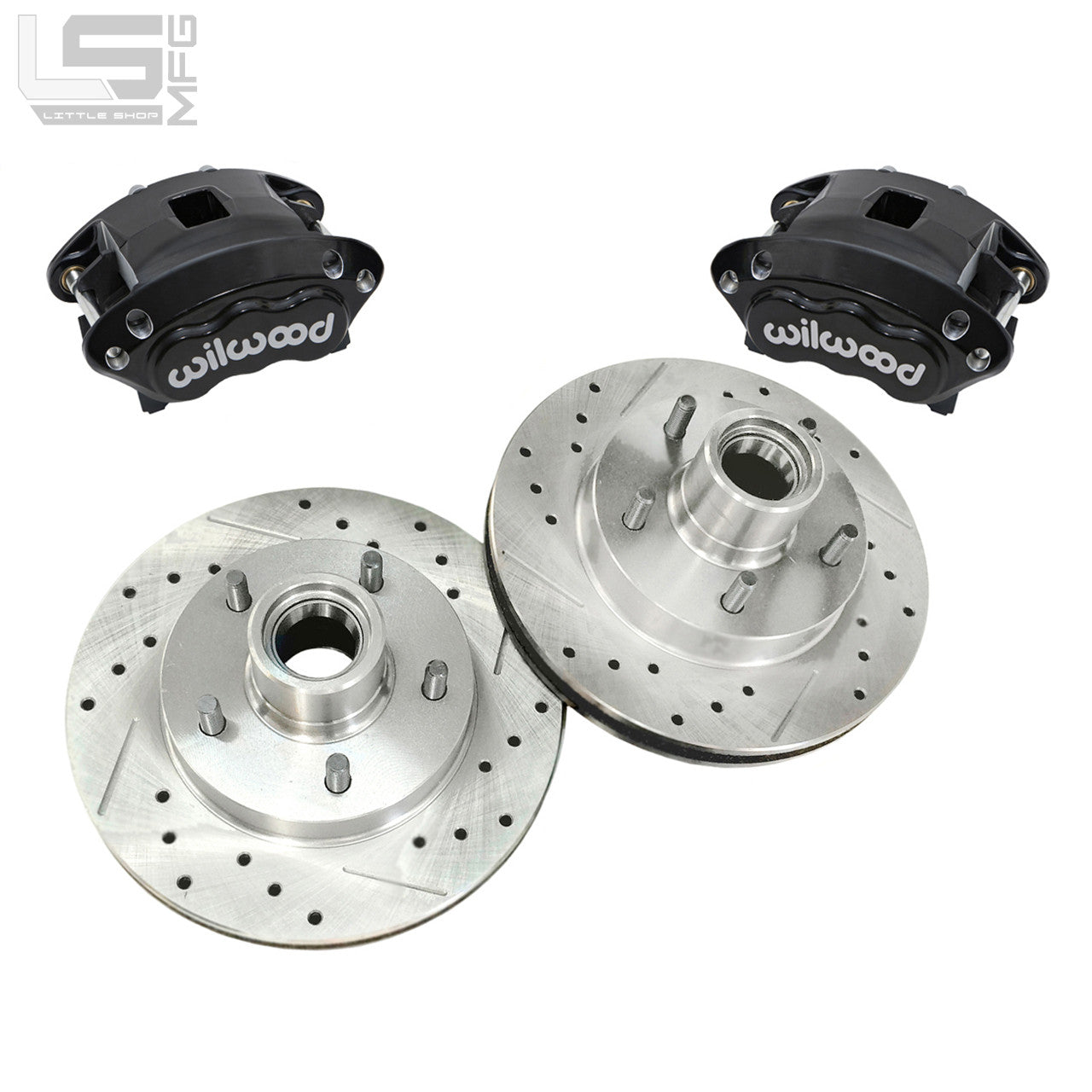 Front Wilwood Caliper Upgrade Kit for Chevy/GMC C1500 black calipers