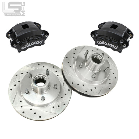 Front Wilwood Caliper Upgrade Kit for Chevy/GMC C1500 black calipers