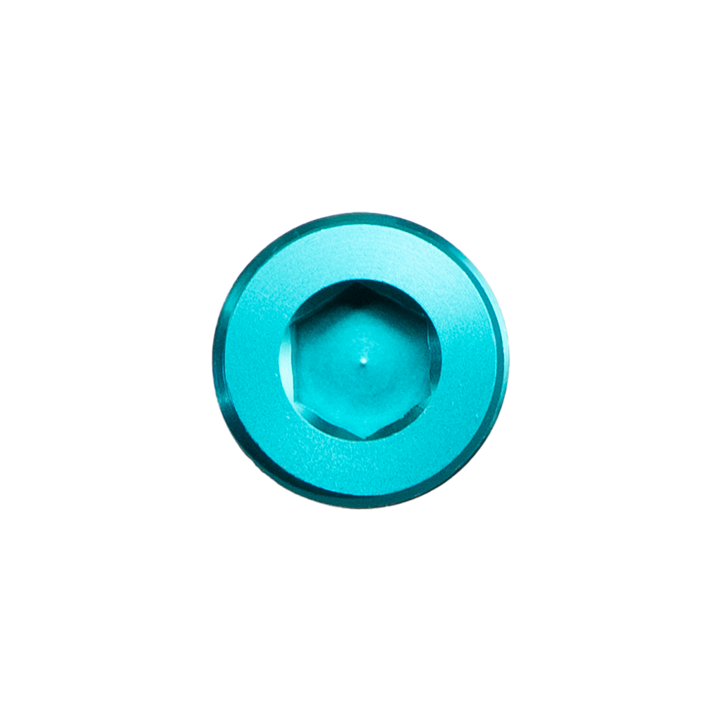 1/2in NPT Hex Plug Teal