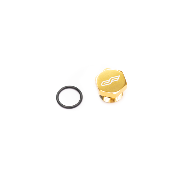 -8AN ORB Plug Gold