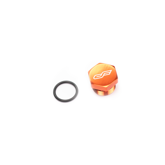 -8AN ORB Plug Orange