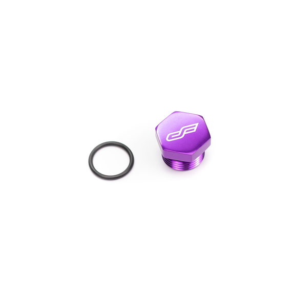 -8AN ORB Plug Purple