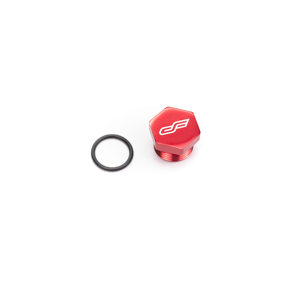 -8AN ORB Plug Red