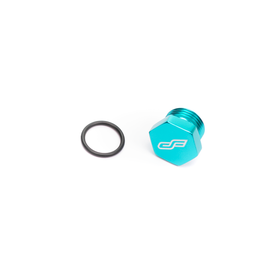 -10AN ORB Plug Teal