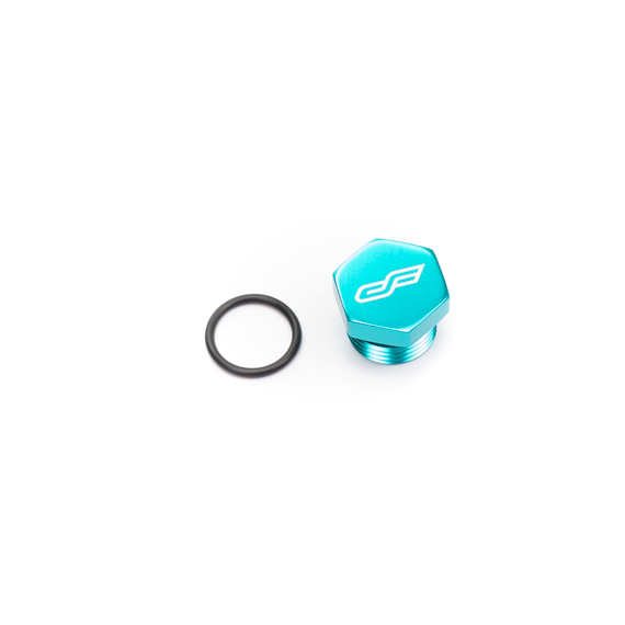 -8AN ORB Plug Teal