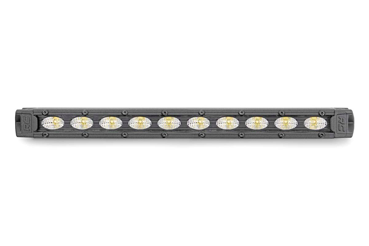 Rough Country 10 Inch Slimline LED Light Bar - angle view