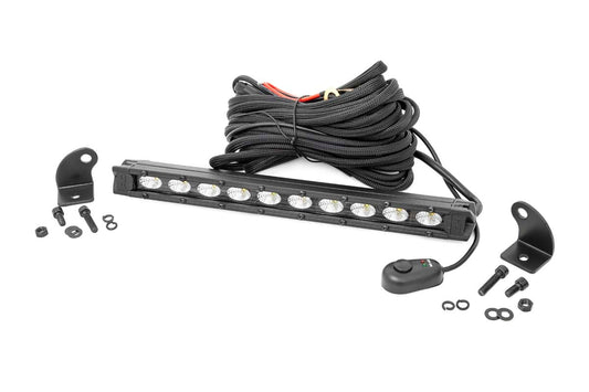 Rough Country 10 Inch Slimline Black Series LED Light Bar - main view