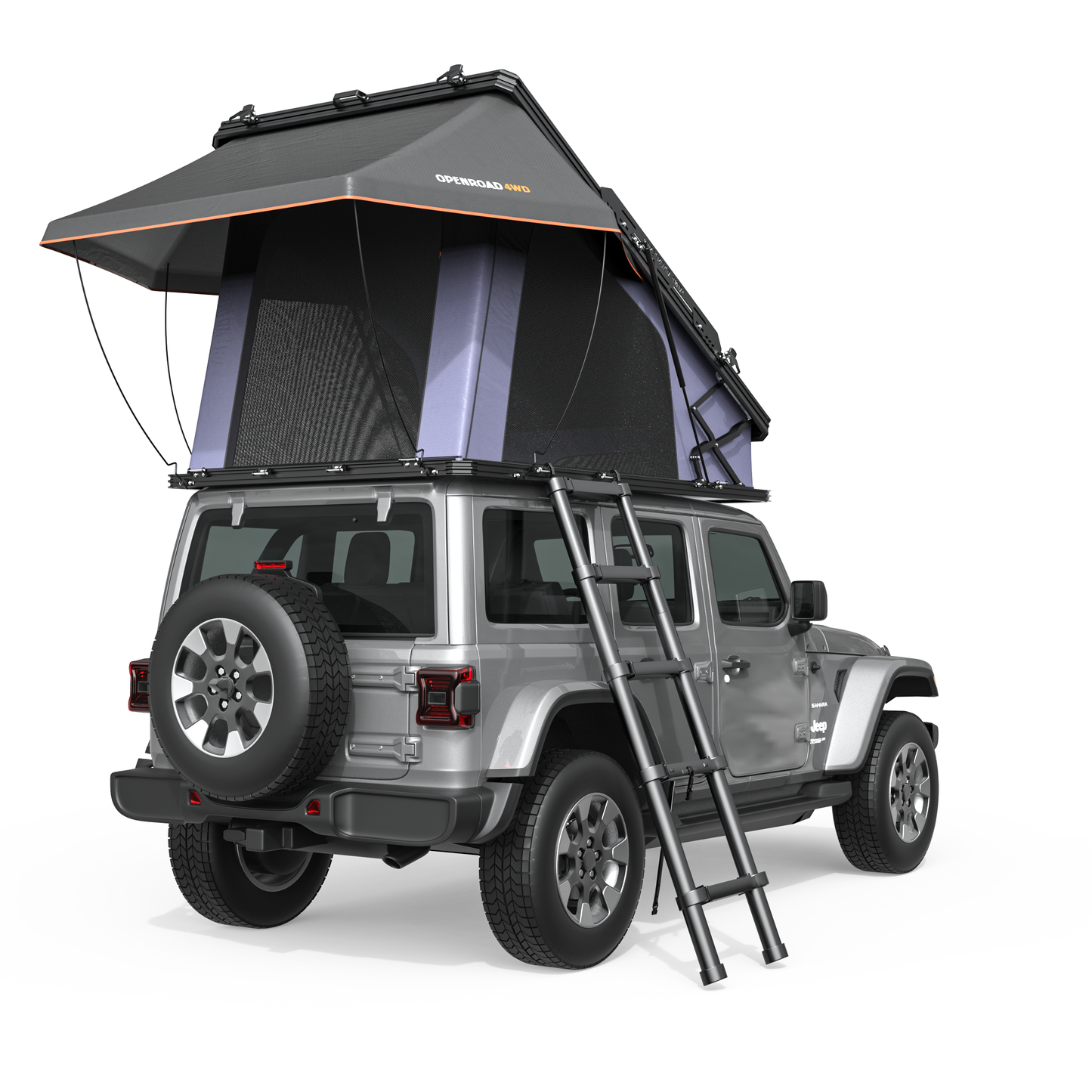 OPENROAD Aluminum Hard Shell Roof Top Tent PeakRoof LT V2 Series