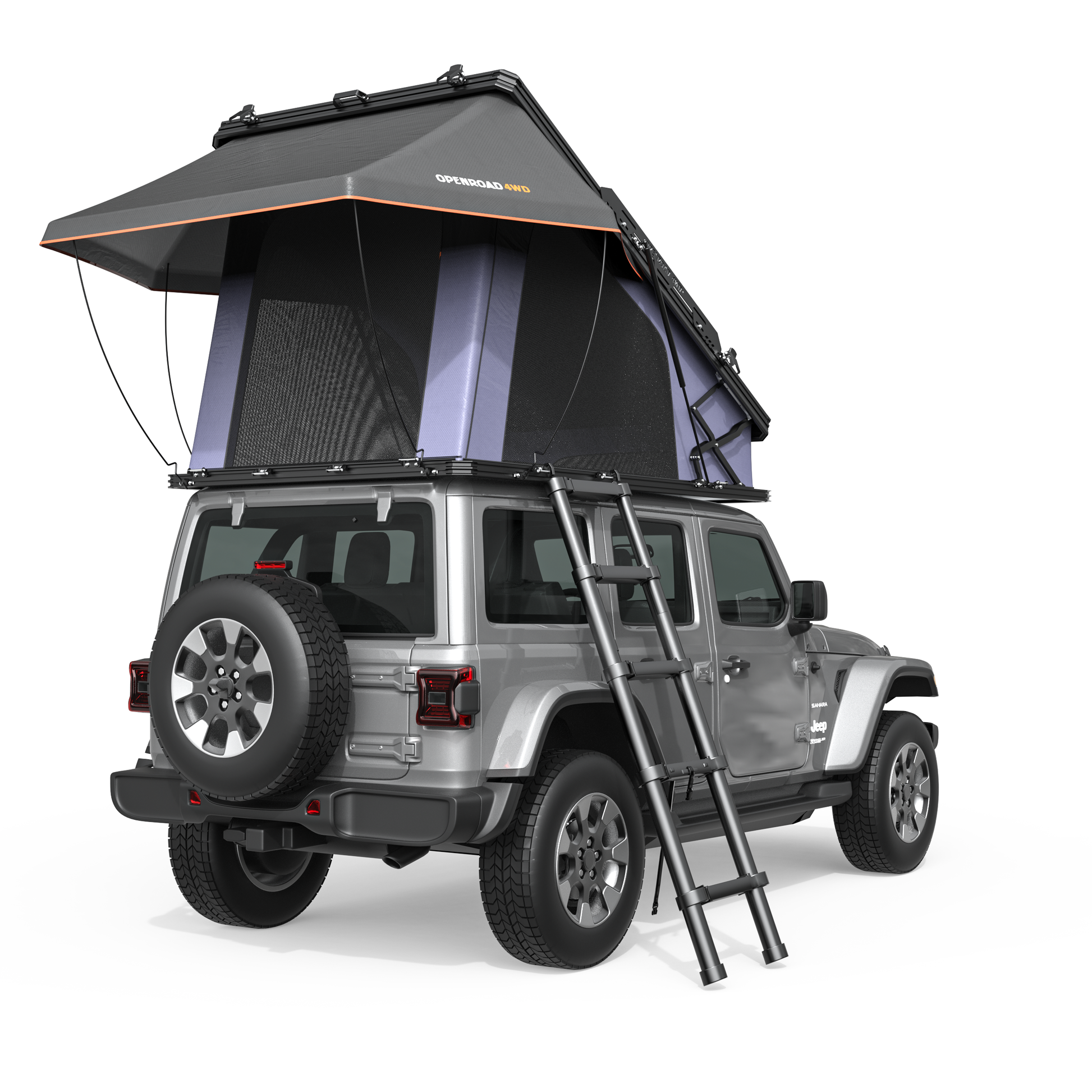 OPENROAD Aluminum Hard Shell Roof Top Tent PeakRoof LT V2 Series