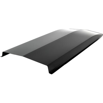 Universal Stamped Steel Hood Scoop 2 inch Rise - top view