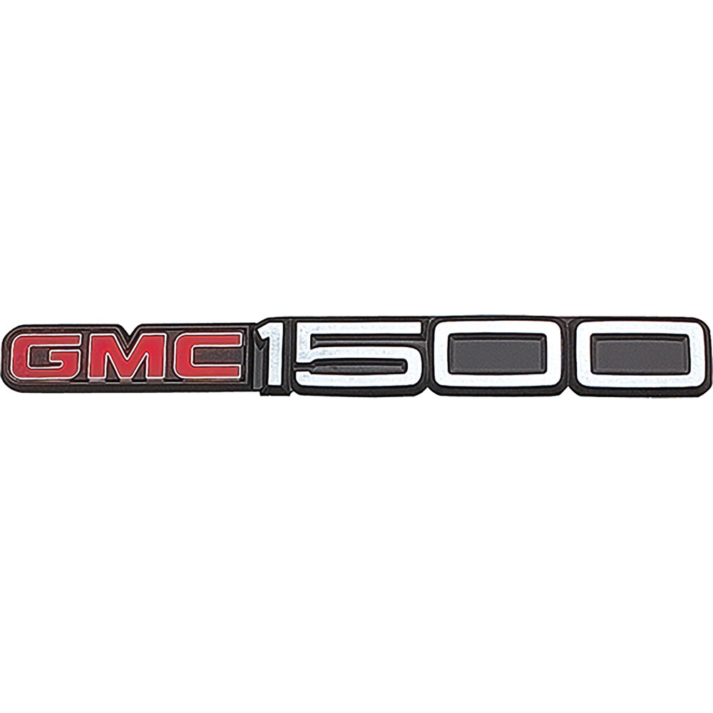 1988-1999 GMC 1500 Truck "GMC 1500" Front Door Emblem - GM Licensed (15551232)