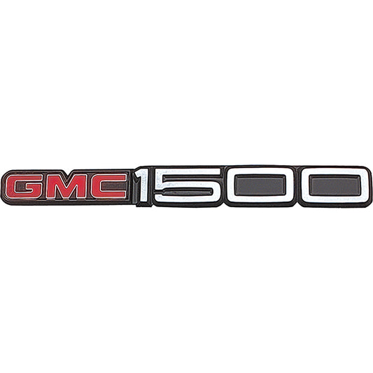 1988-1999 GMC 1500 Truck "GMC 1500" Front Door Emblem - GM Licensed (15551232)