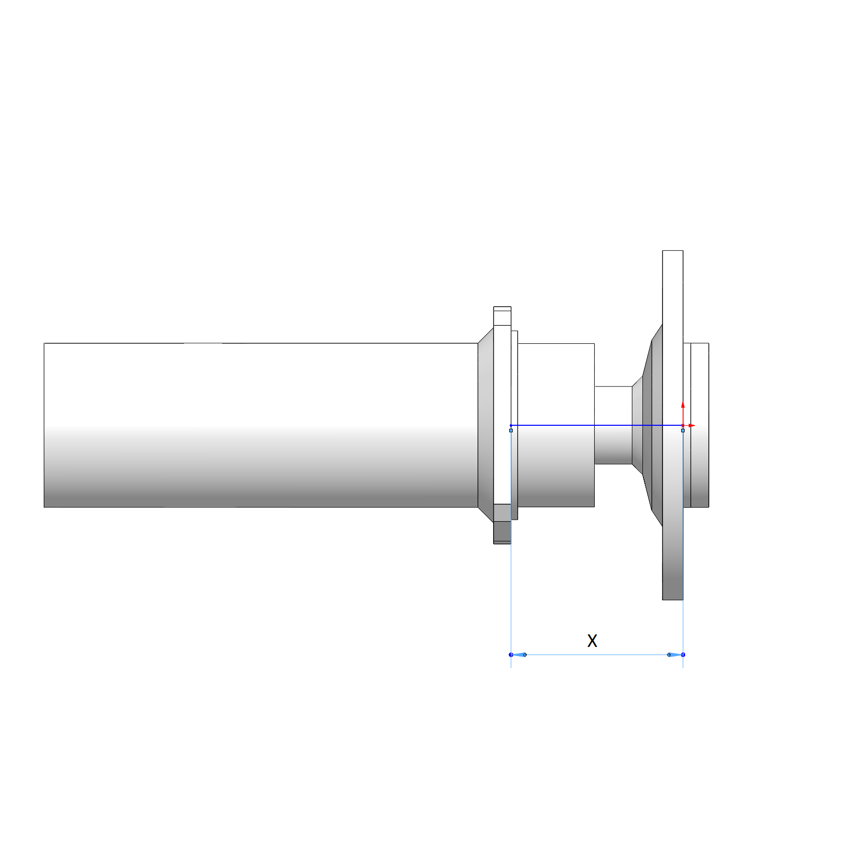 14 Bolt Semi-Float Axle Offset Measurement Diagram