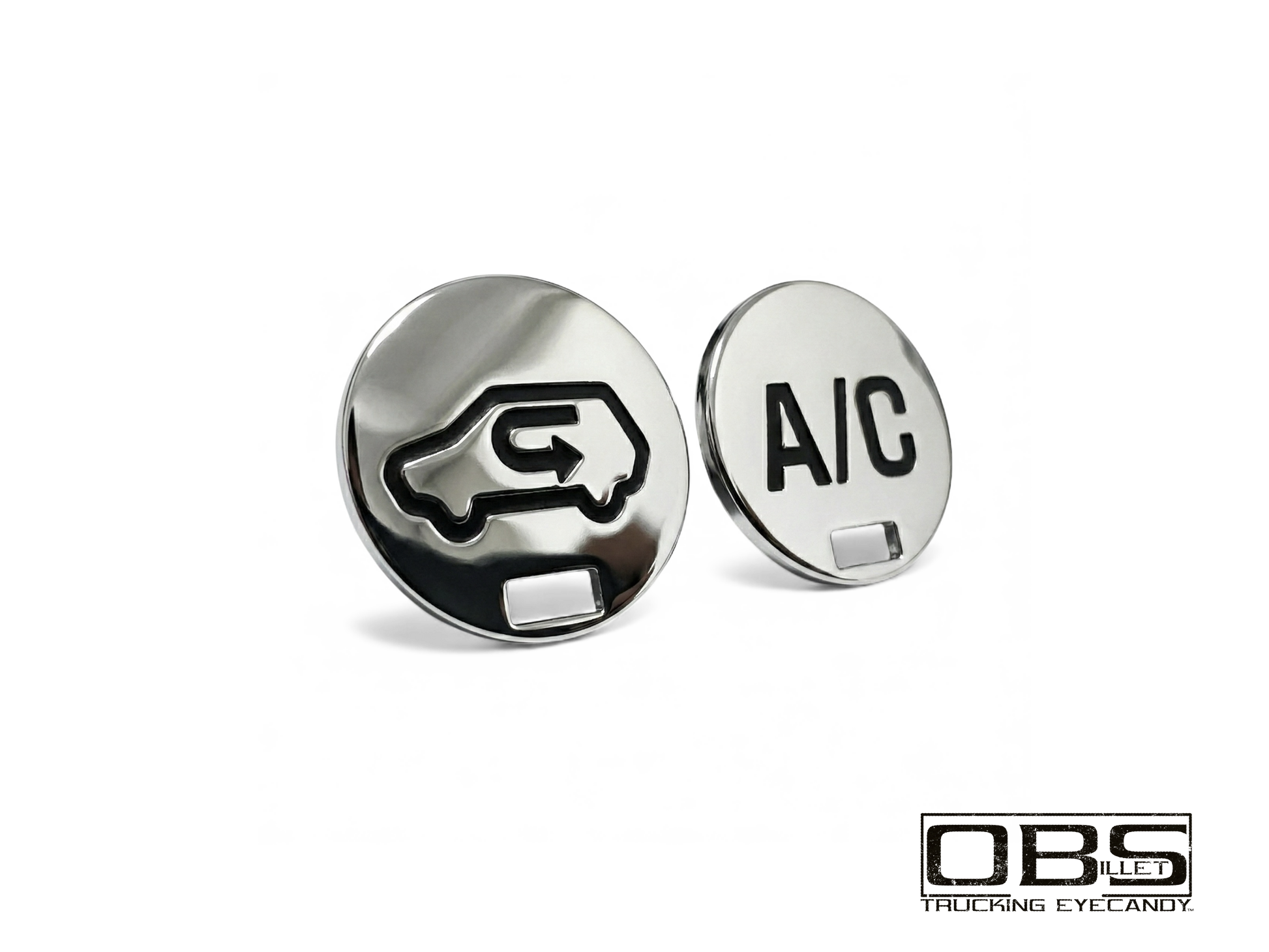 A/C Unit Lower Push Button Cover Plates - 2 Button Version