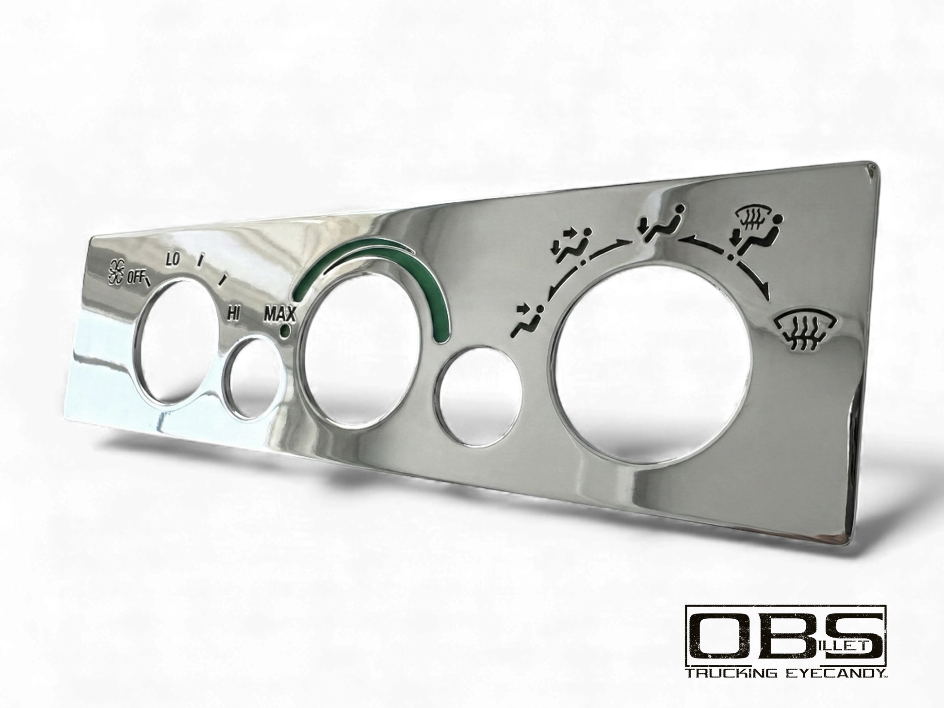 A/C Unit Cover Plate - Illuminated Version - 2 Button
