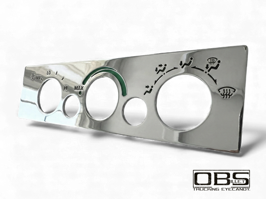A/C Unit Cover Plate - Illuminated Version - 2 Button