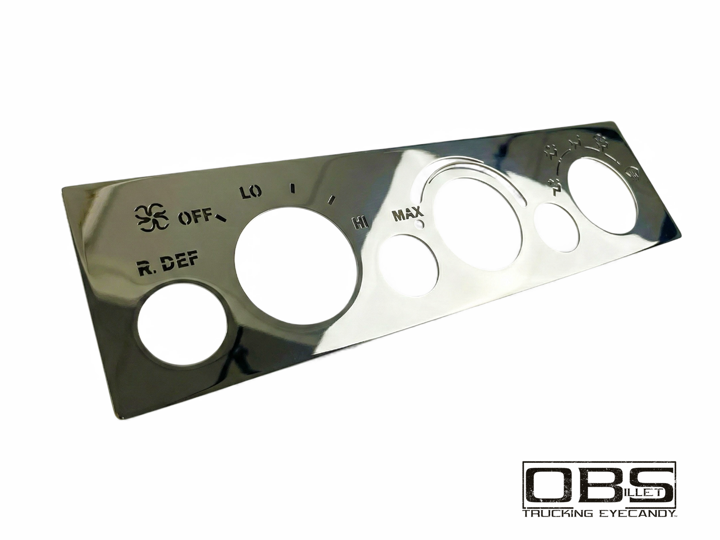 A/C Unit Cover Plate - Illuminated Version - 3 Button