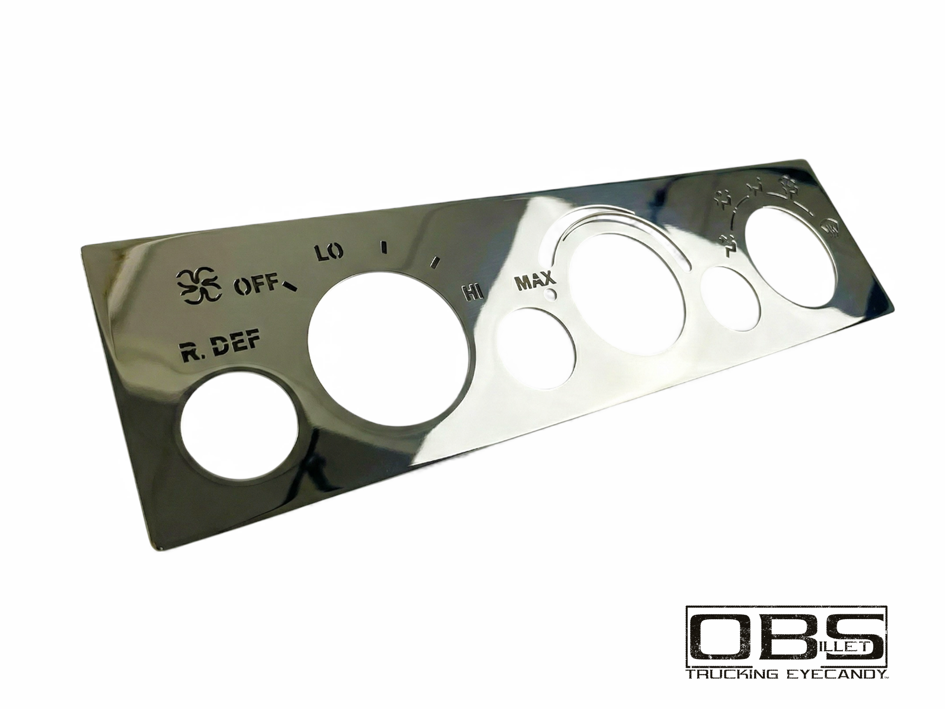 A/C Unit Cover Plate - Illuminated Version - 3 Button