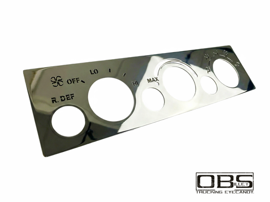 A/C Unit Cover Plate - Illuminated Version - 3 Button