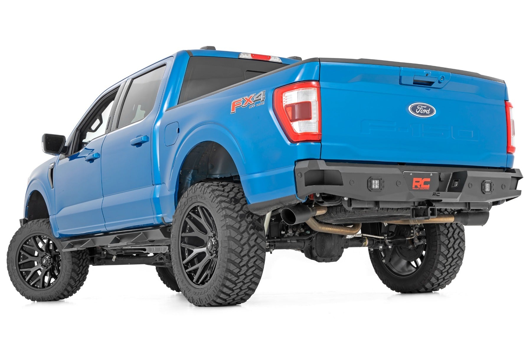 Rough Country 2 Inch LED Light Pods - installed on truck