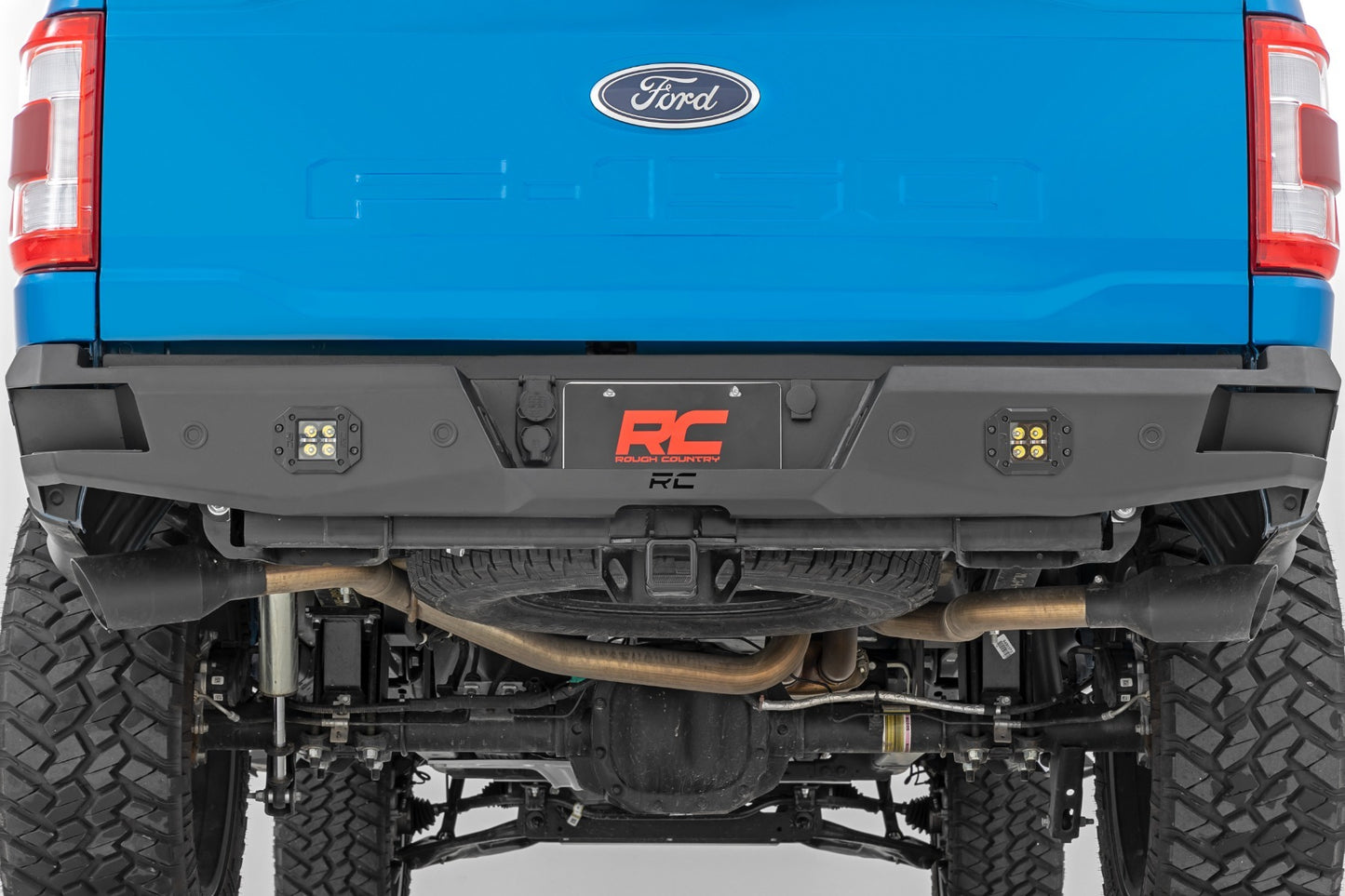 Rough Country 2 Inch LED Light Pods - installed on truck