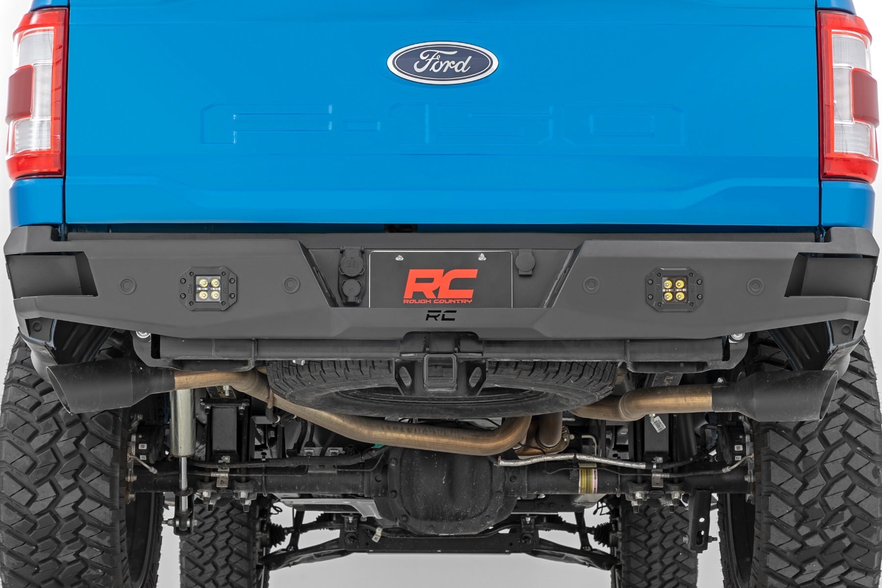 Rough Country 2 Inch LED Light Pods - installed on truck