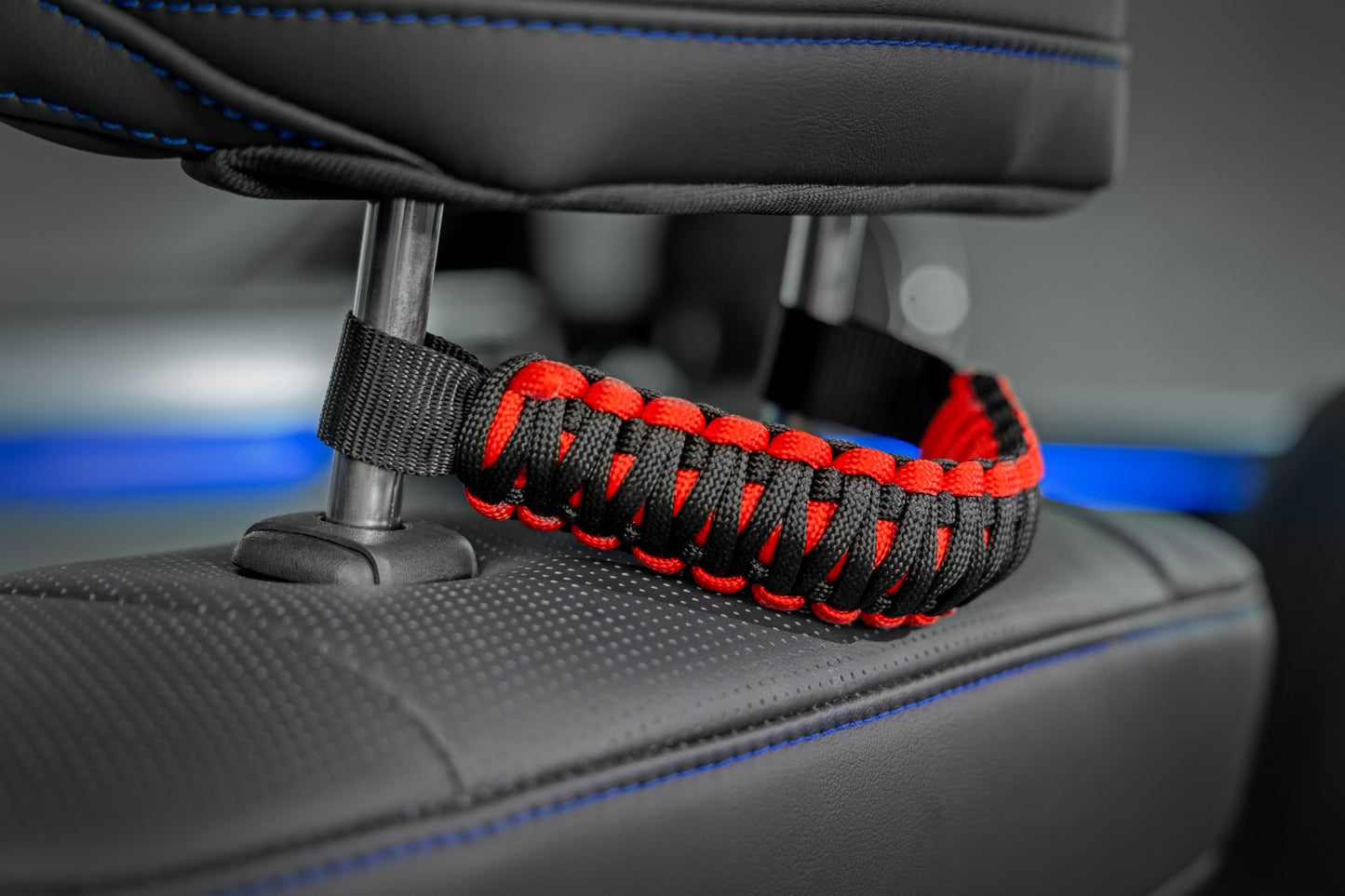 Rough Country head rest grab handles detail