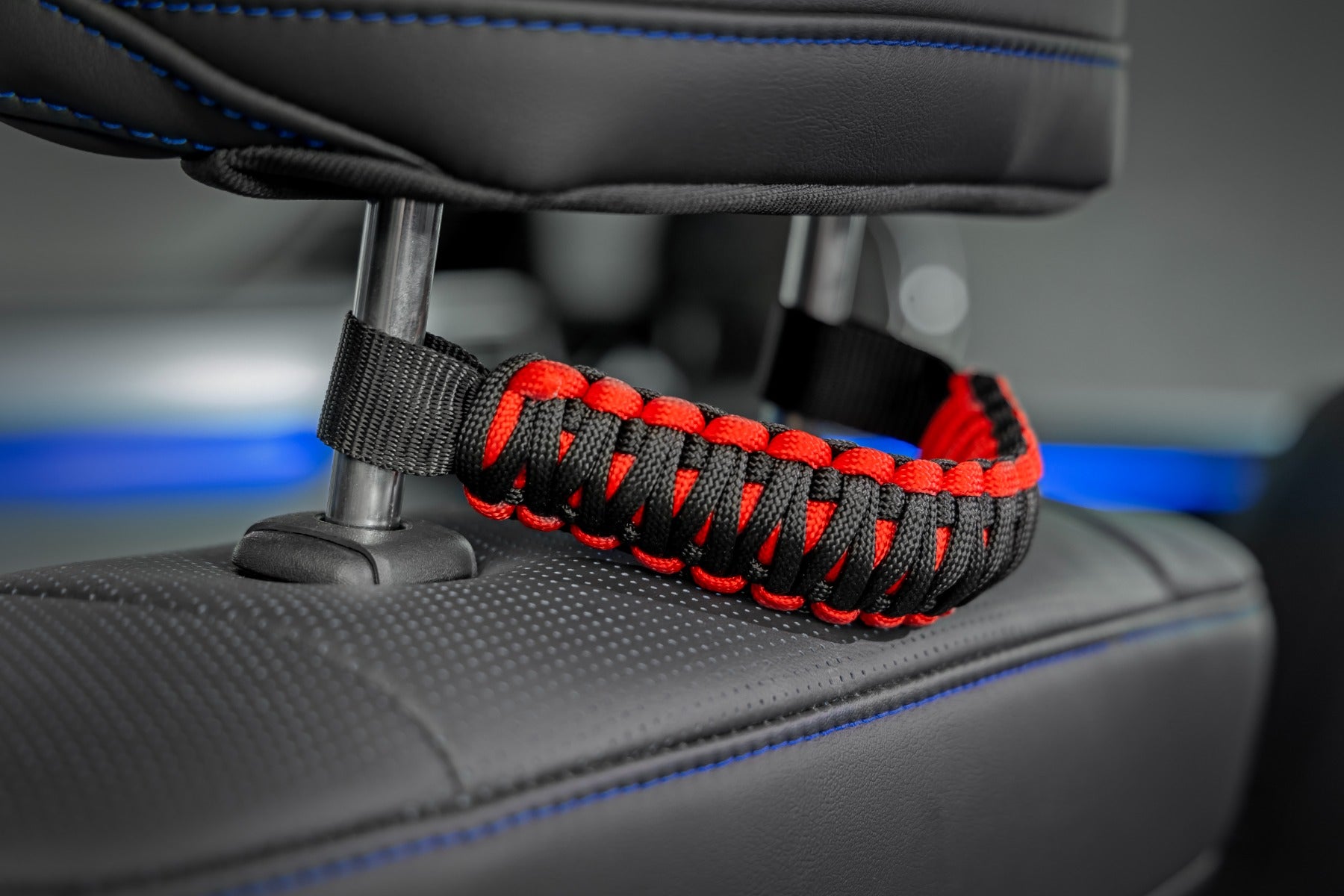 Rough Country head rest grab handles detail