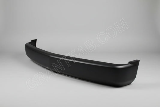 A black full-size bumper for a Chevy vehicle, snug fit