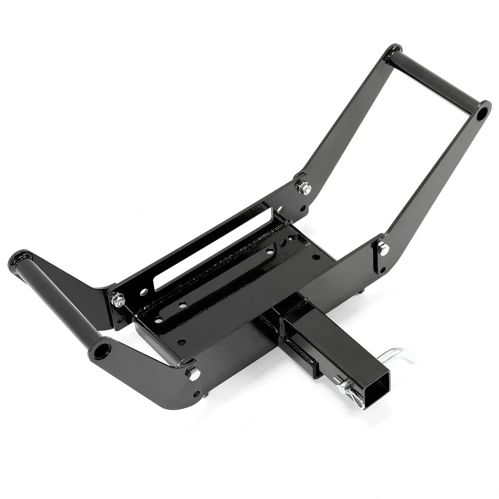 OPENROAD Winch Mount Receiver Hitch installed