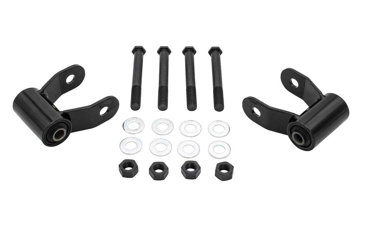1" REAR Lift Shackle + Hardware - 1988-2000 Chevy/GMC C2500/C3500/K2500/K3500
