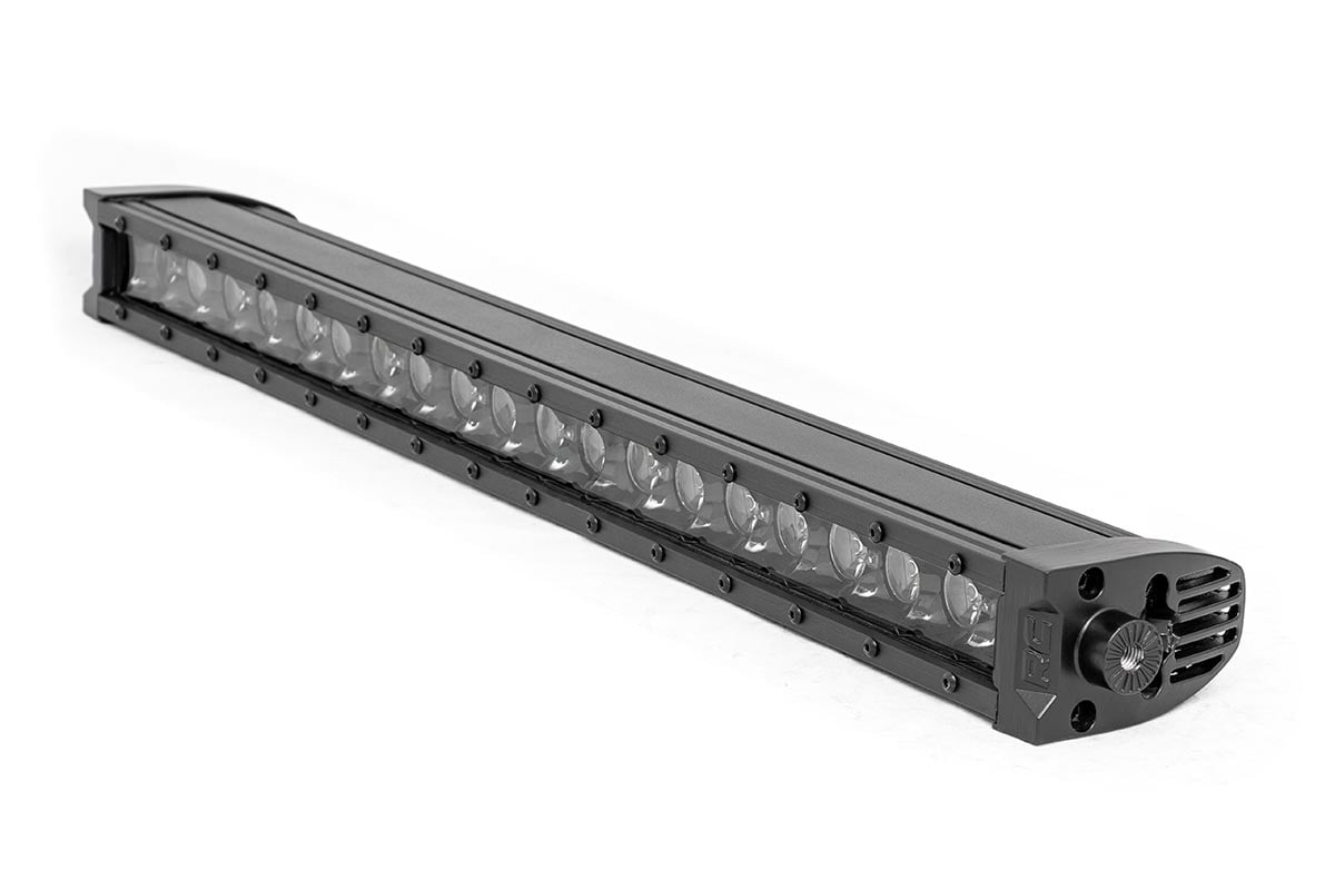 Rough Country 20 Inch Single Row LED Light Bar Amber DRL - main view