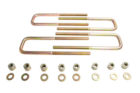 U-Bolt Set for Stock (0")-2.5" Blocks (No Overload Springs) - 1995-1999 Chevy/GMC C2500/C3500/K2500/K3500