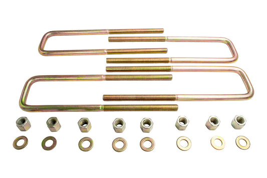 U-Bolt Set for Stock (0")-2" Blocks (w/ Overload Springs) - 1995-1999 Chevy/GMC C2500/C3500/K2500/K3500