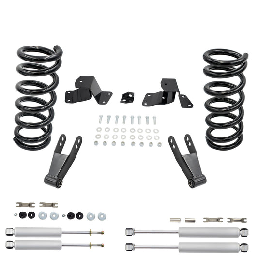 2-4 Drop Kit for 1988-1998 Chevy GMC C1500 V8 Coil Shocks