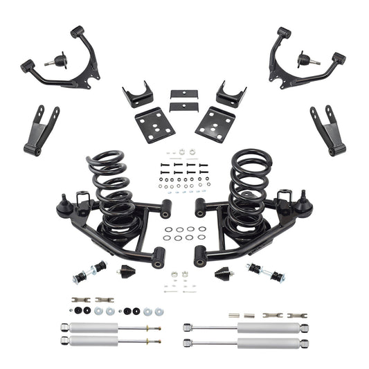 4-7 Drop Kit for 1988-1998 Chevy GMC C1500 V6 Control Arm Shocks