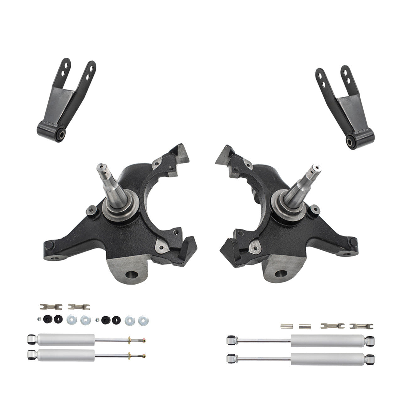 2-1-2 Drop Kit for 1988-1998 Chevy GMC C1500 Spindle Shocks