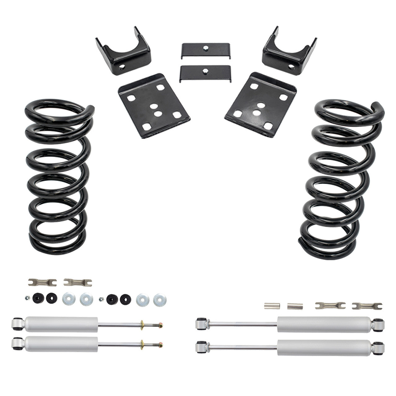3-6 Drop Kit for 1988-1998 Chevy GMC C1500 V6 Shocks