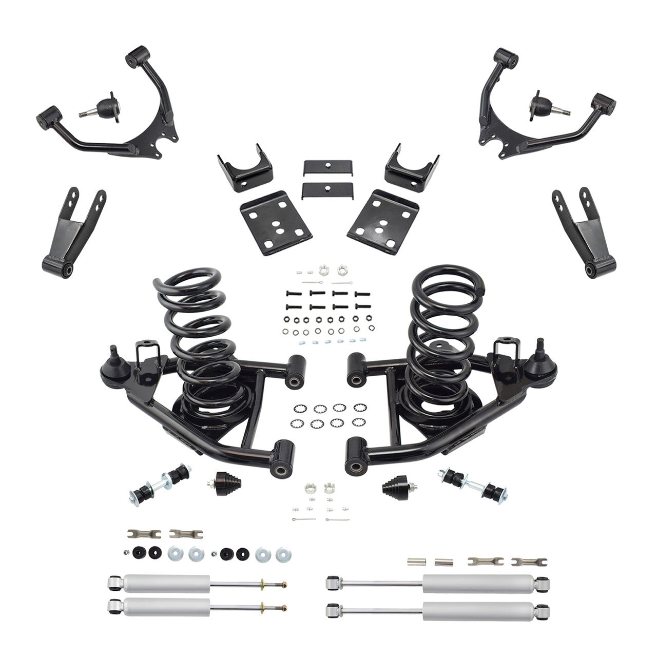 4-7 Drop Kit for 1988-1998 Chevy GMC C1500 V8 Control Arm Shocks