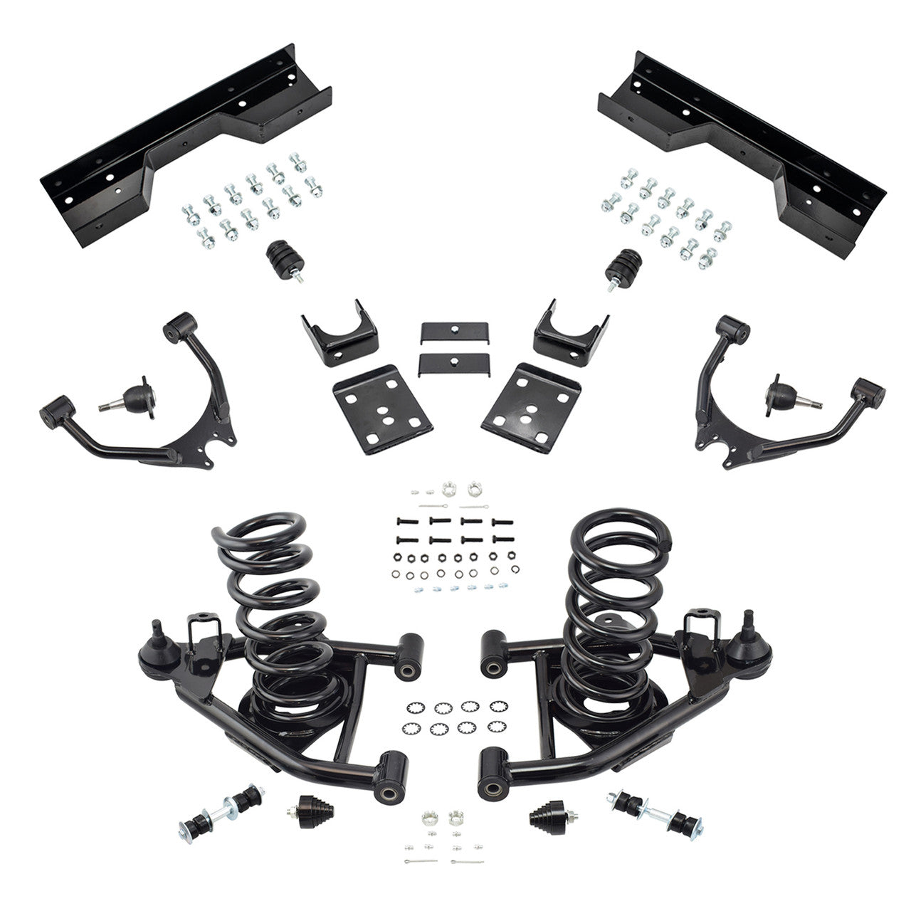 4-6 Drop Kit for 1988-1998 Chevy GMC C1500 V8 Control Arm C-Notch