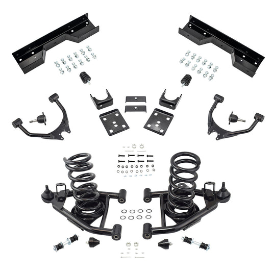 4-6 Drop Kit for 1988-1998 Chevy GMC C1500 V8 Control Arm C-Notch
