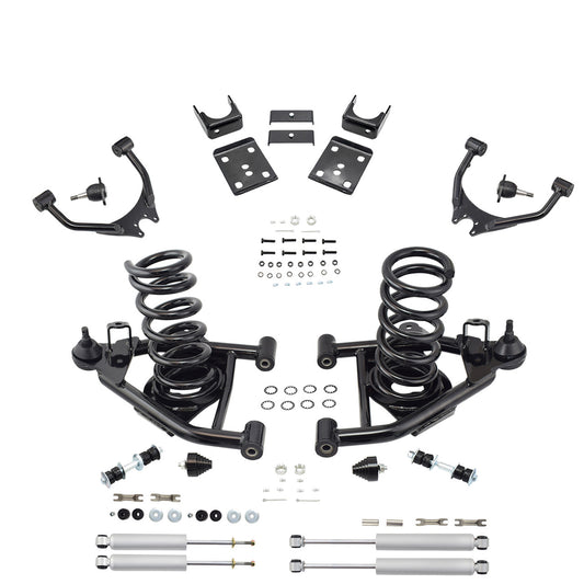 4-6 Drop Kit for 1988-1998 Chevy GMC C1500 V6 Control Arm Shocks