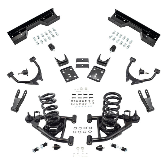 4-7 Drop Kit for 1988-1998 Chevy GMC C1500 V8 Control Arm C-Notch