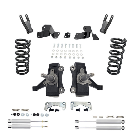 3-3-4 Drop Kit for 1988-1998 Chevy GMC C1500 V6 Shocks