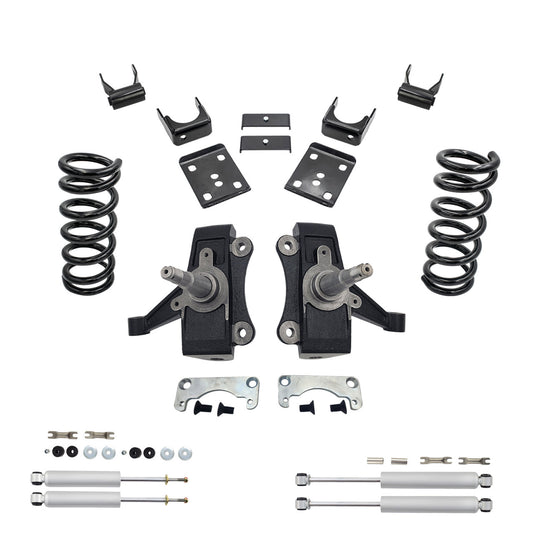 3-5 Drop Kit for 1988-1998 Chevy GMC C1500 V6 Shocks