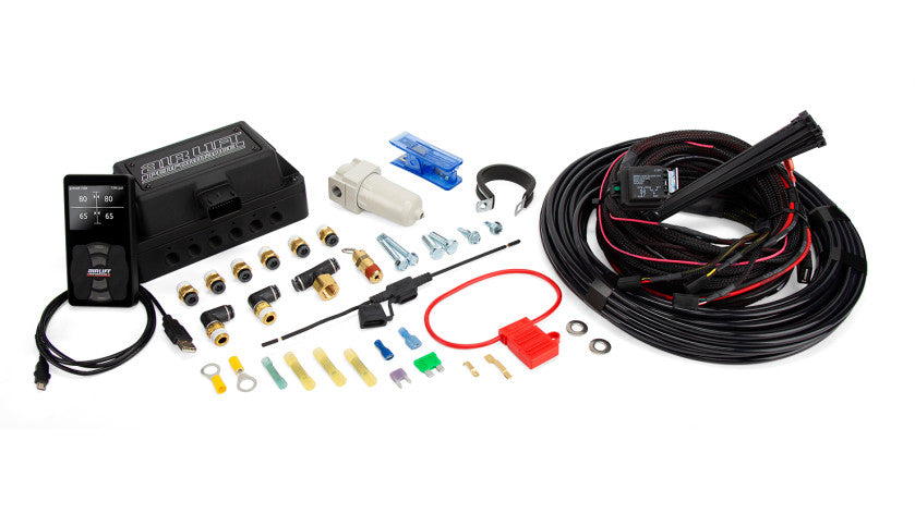 Air Lift 3P Air Management (3/8in Air Line 5 Gallon Polished Tank Viair 444C Compressor)