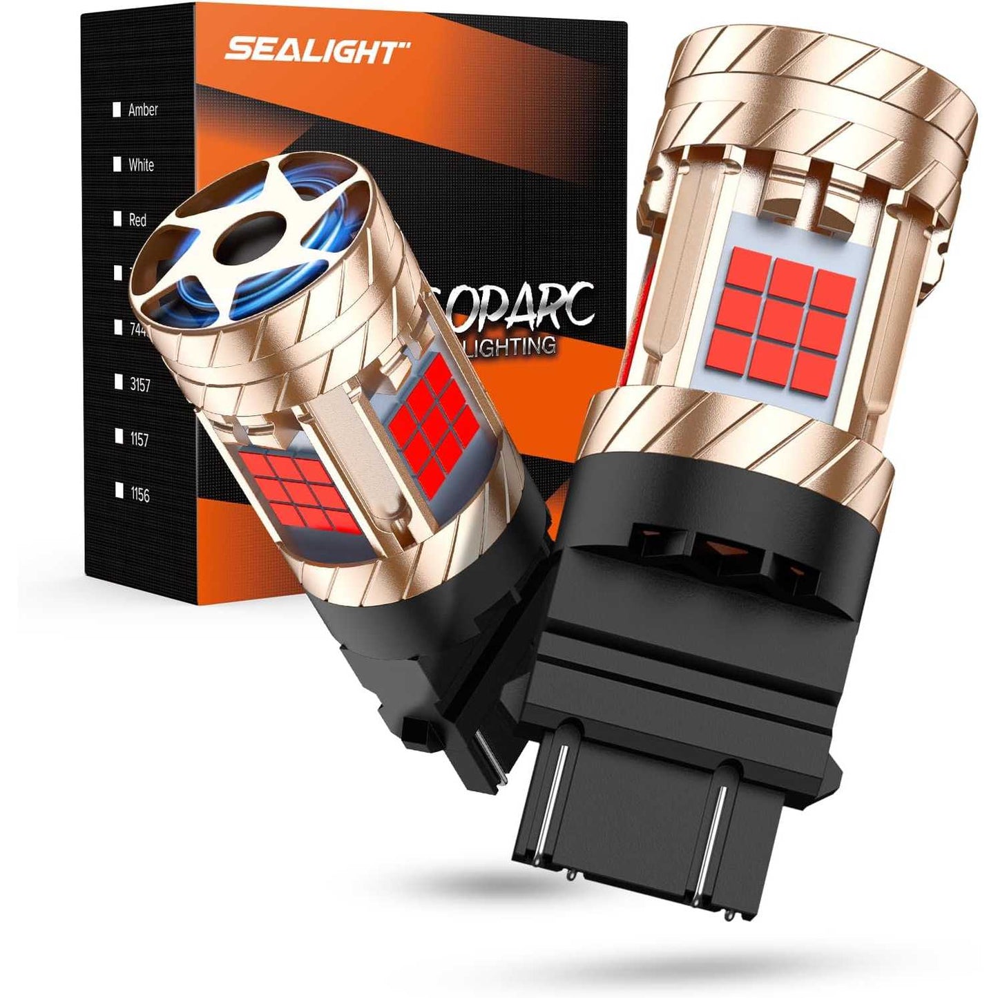 Sealight LED Rear Tail/Brake/Turn Signal Bulb - Red - OBS Chevy/GMC