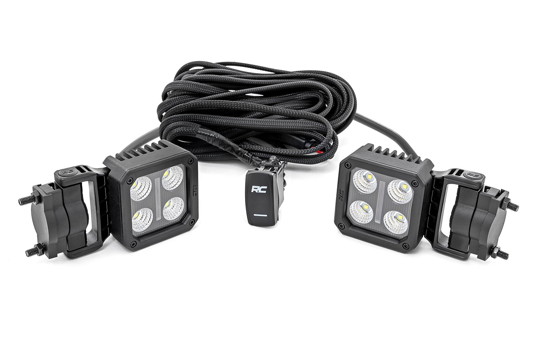 Rough Country 2 inch Black Series swivel mount LED lights