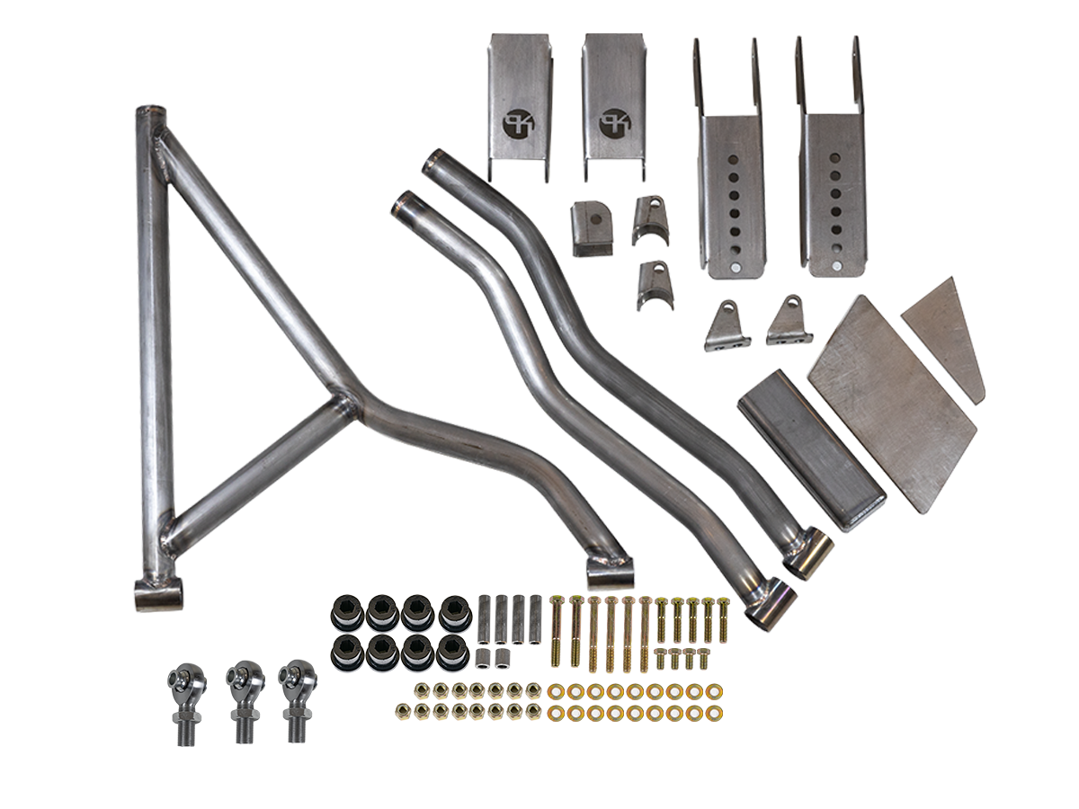 3-Link rear suspension kit with coilover mounts for 1988-1998 Chevy GMC C1500 OBS truck